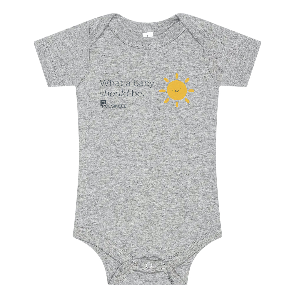 "What a Baby Should Be" Baby Onsie