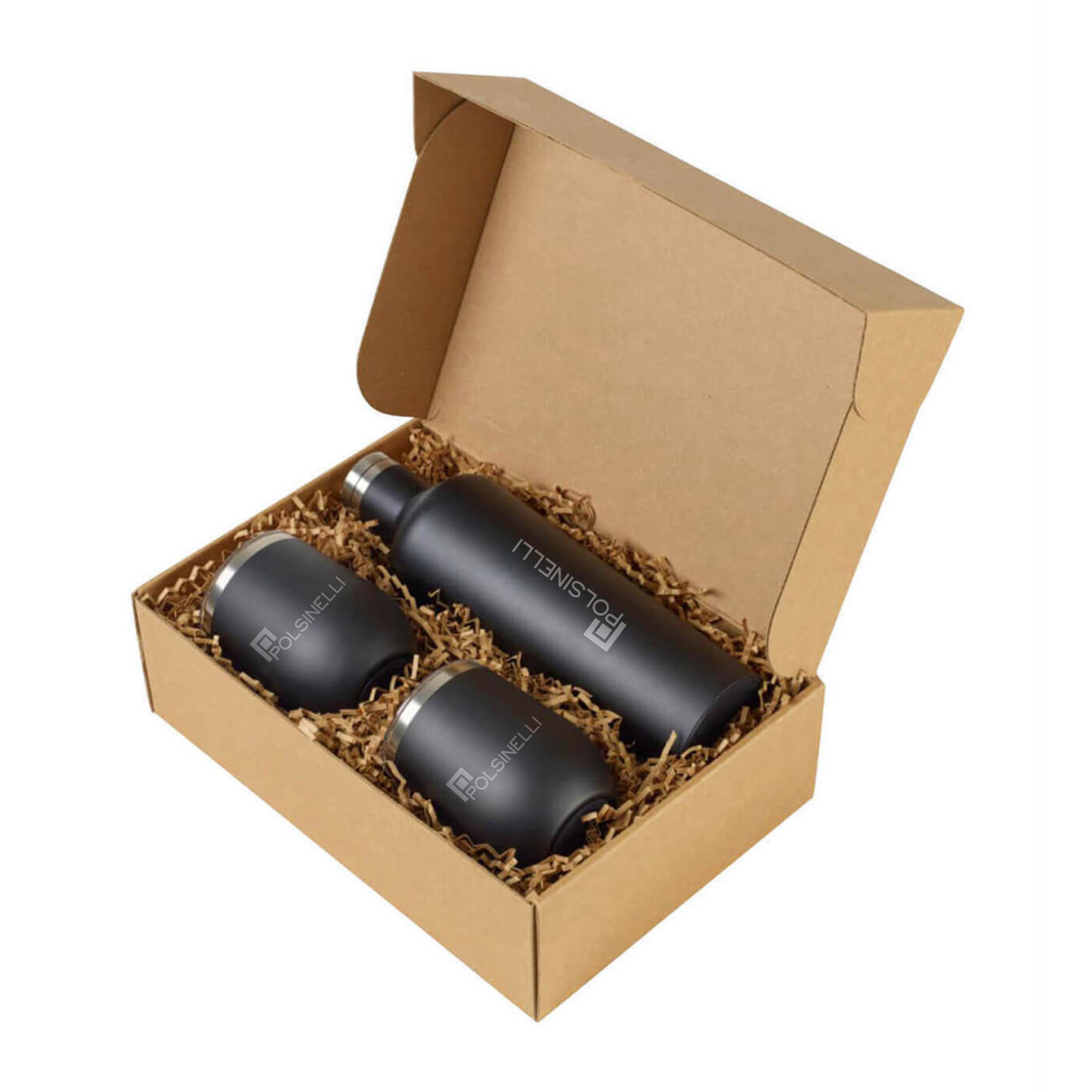 Corkcicle Canteen & Stemless Wine Cup Gift Set
